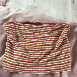 Wild Fable Multicolor Striped Tube Top